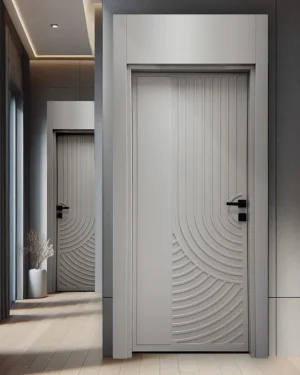 أبواب MDF مطلية L018